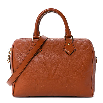 Louis Vuitton Empreinte Monogram Giant Speedy Bandouliere 25 Cognac 1 of 10