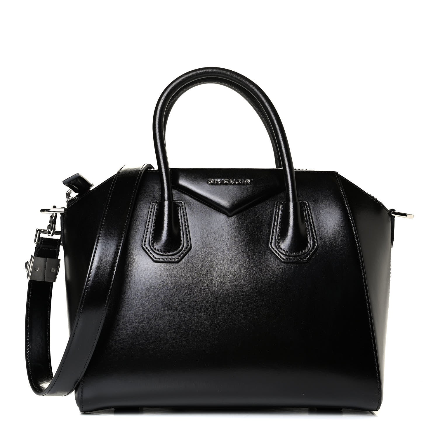 Givenchy Shiny Lord Calfskin Small Antigona Black 1 of 6