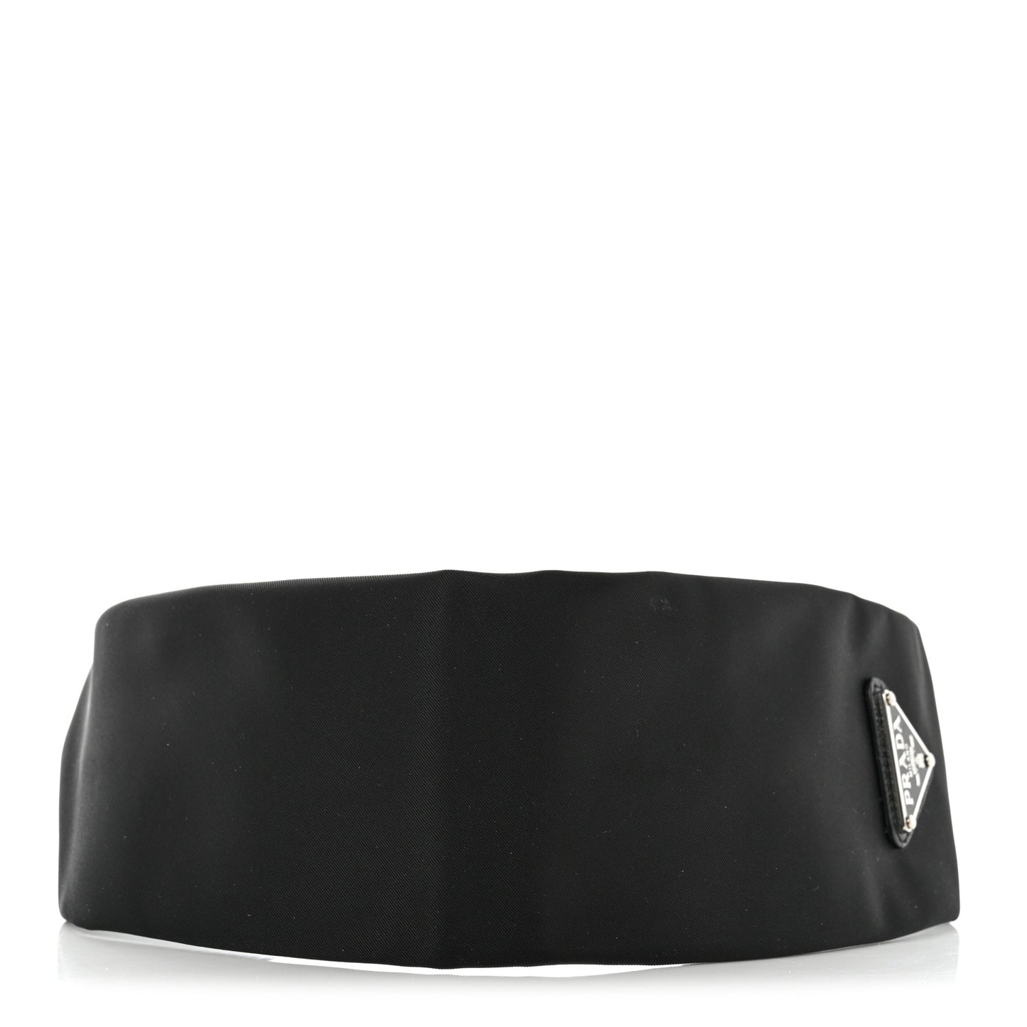 Nylon Re-Nylon Flat Headband Black