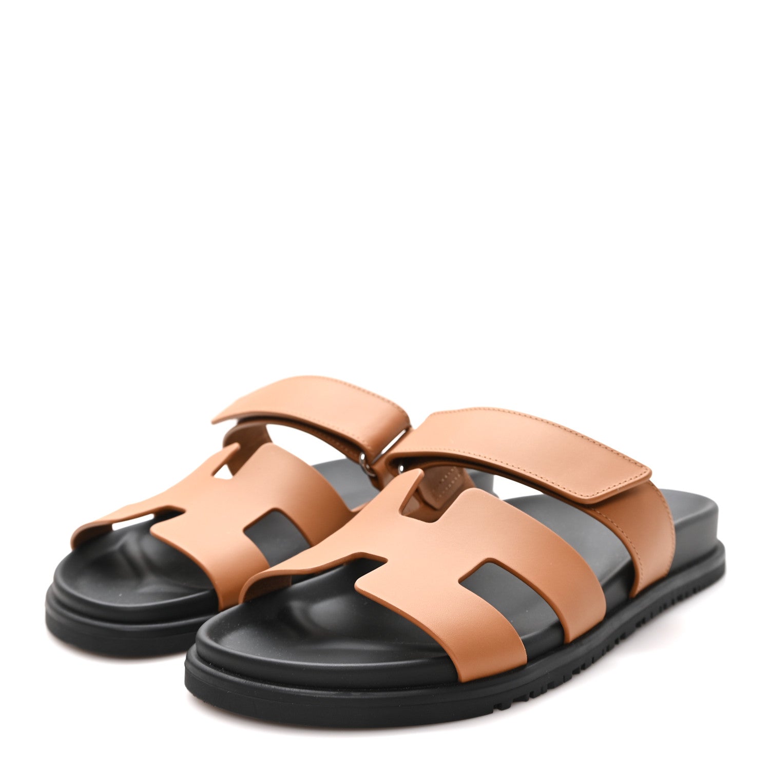 Hermes Calfskin Womens Chypre Sandals 39 Naturel 4 of 10
