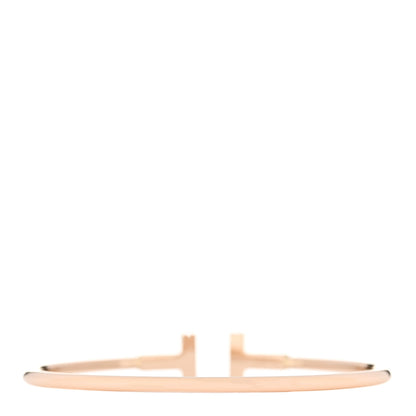 Tiffany 18K Rose Gold T Wire Bracelet 3 of 4