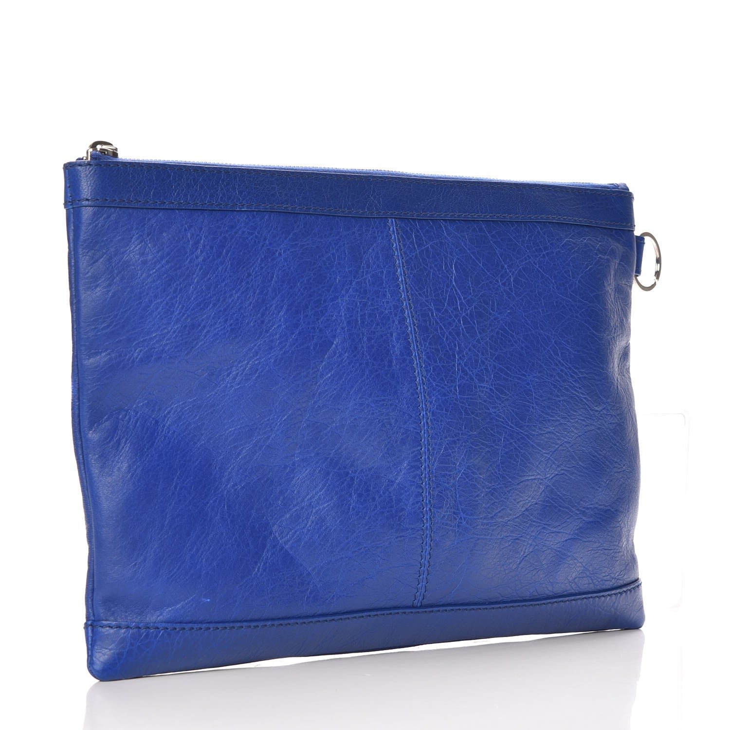 Balenciaga Agneau Arena Classic Hardware Medium Clip Bleu Cobalt 3 of 7