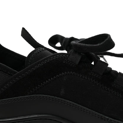 Chanel Velvet Calfskin Mixed Fibers CC Sneakers 41 Black 10 of 11