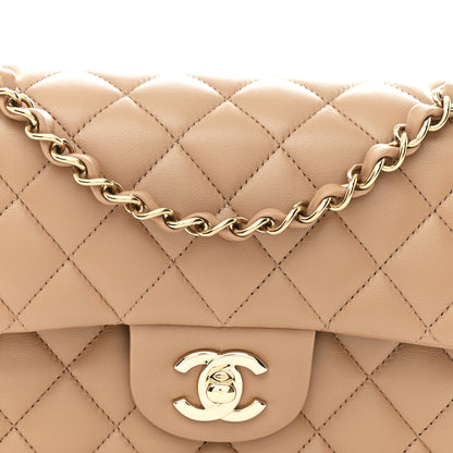 Chanel Lambskin Quilted Small Double Flap Brown 8 of 11