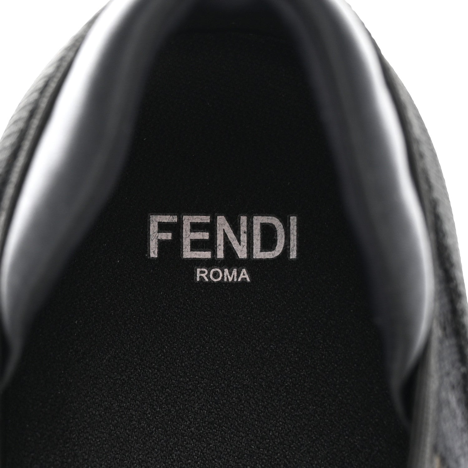 Fendi X SARAH COLEMAN Mesh FF Vertigo Runner Slip On Sneakers 36.5 Black 9 of 13