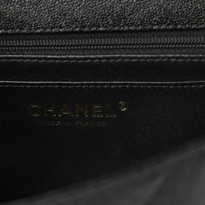 Chanel Caviar Quilted Mini Top Handle Rectangular Flap Black 6 of 12