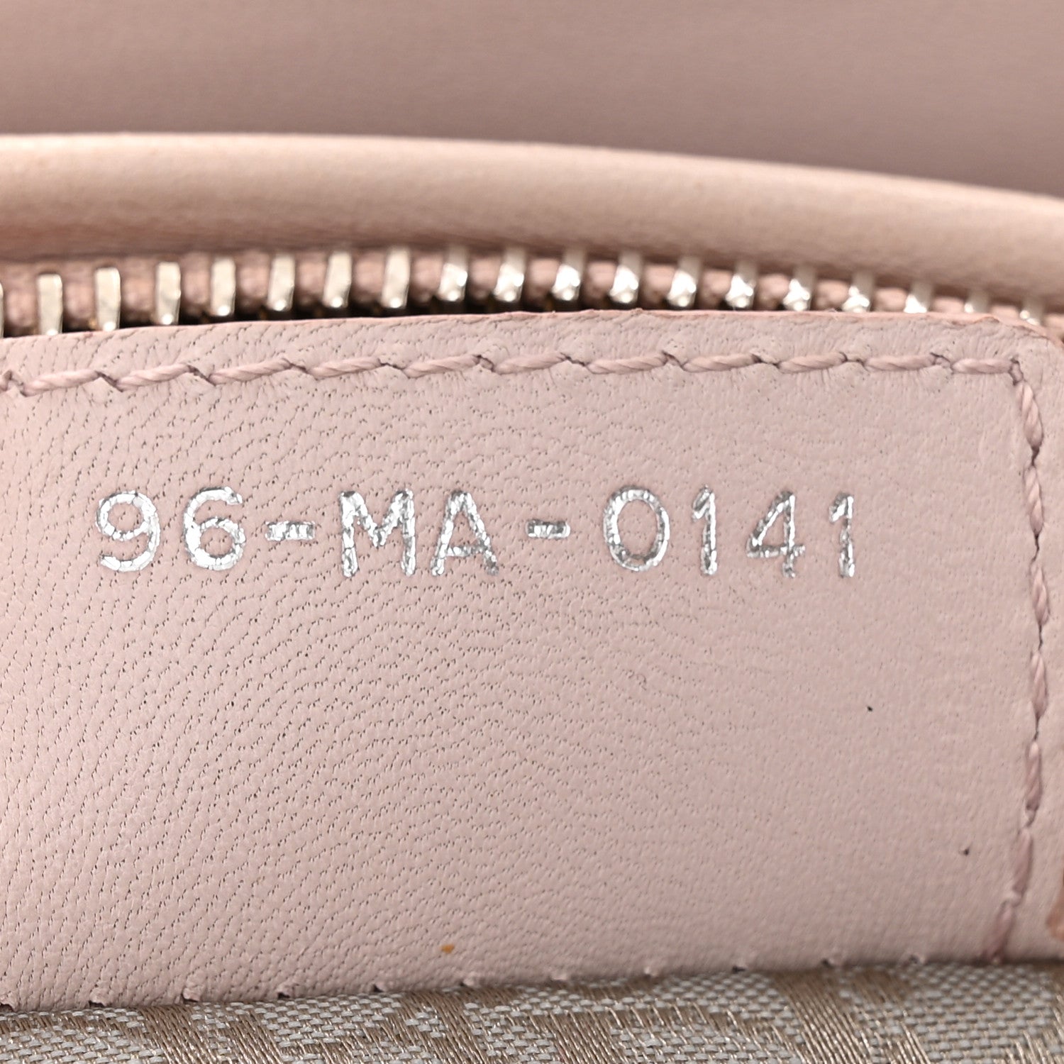 Christian Dior Lambskin Cannage Medium Lady Dior Light Pink 7 of 14