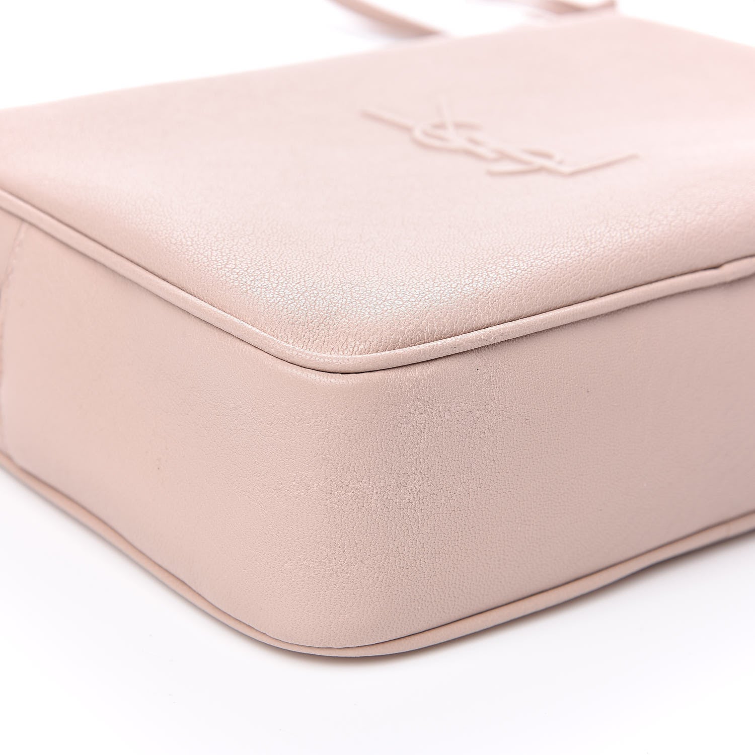 Saint Laurent Lambskin Monogram Small Lou Camera Bag Marble Pink 7 of 9
