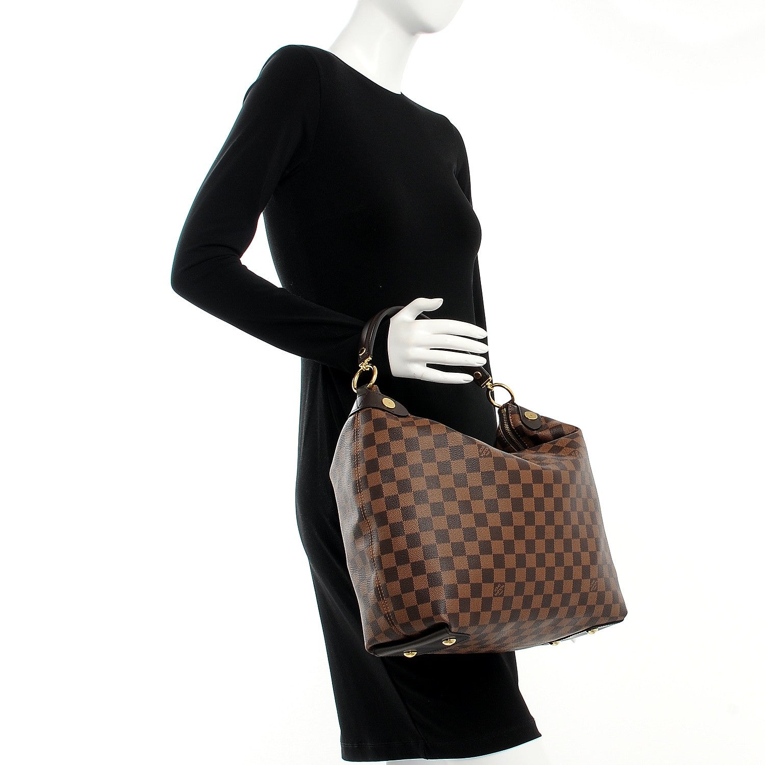 Louis Vuitton Damier Ebene Duomo Hobo 2 of 9