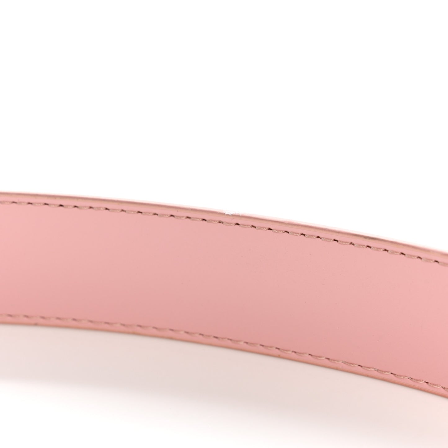 Damier Azur LV Initiales 32mm Belt 80/32 Rose Ballerine