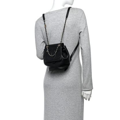 Chanel Lambskin CC Mania Backpack Black 2 of 11