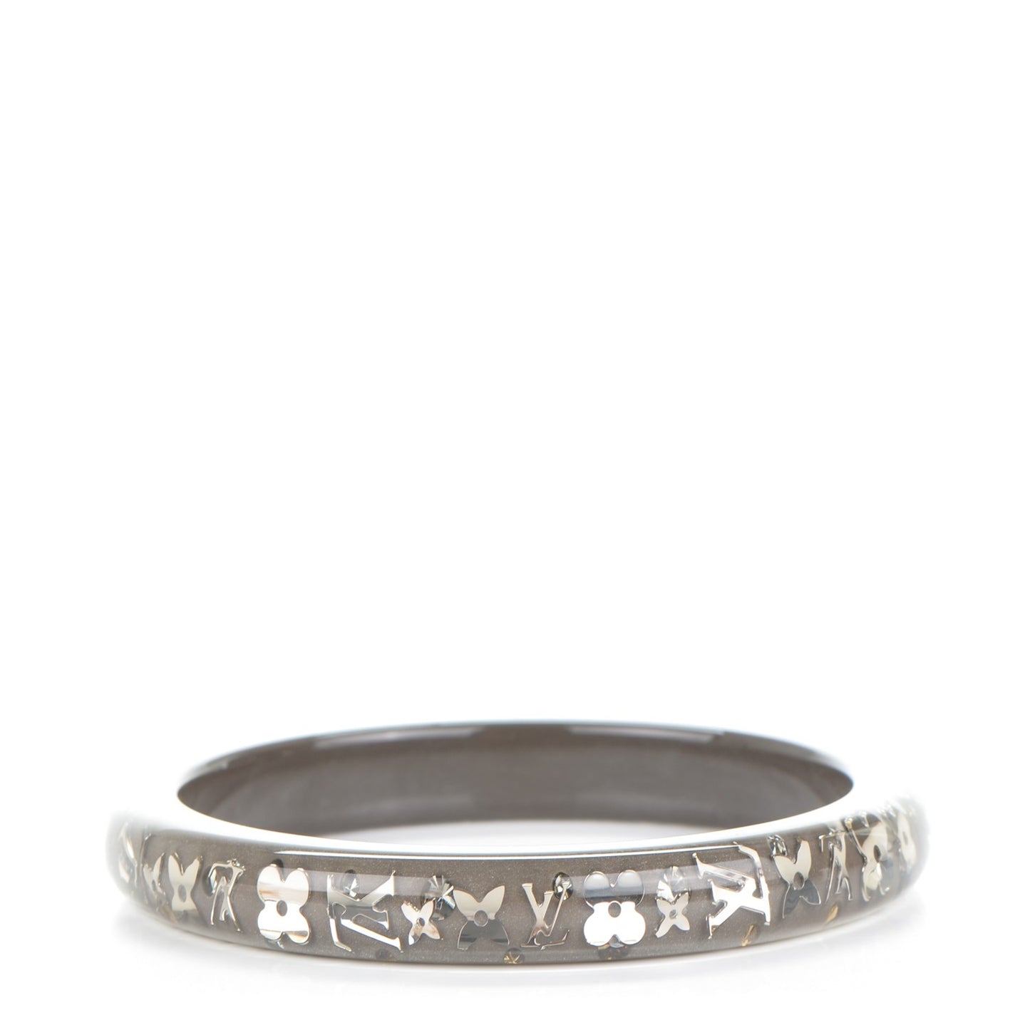 Resin Swarovski Medium Inclusion Bracelet PM Grey