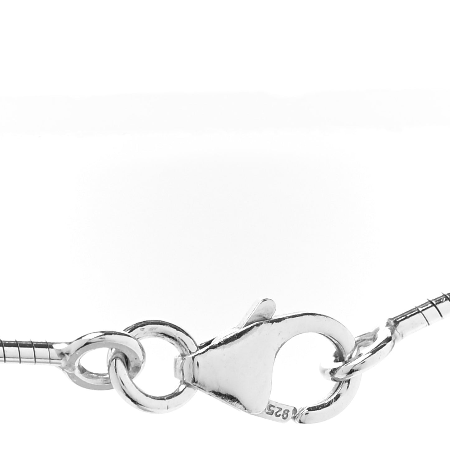 Lacquered Palladium Pop H Pendant Necklace Rose Dragee
