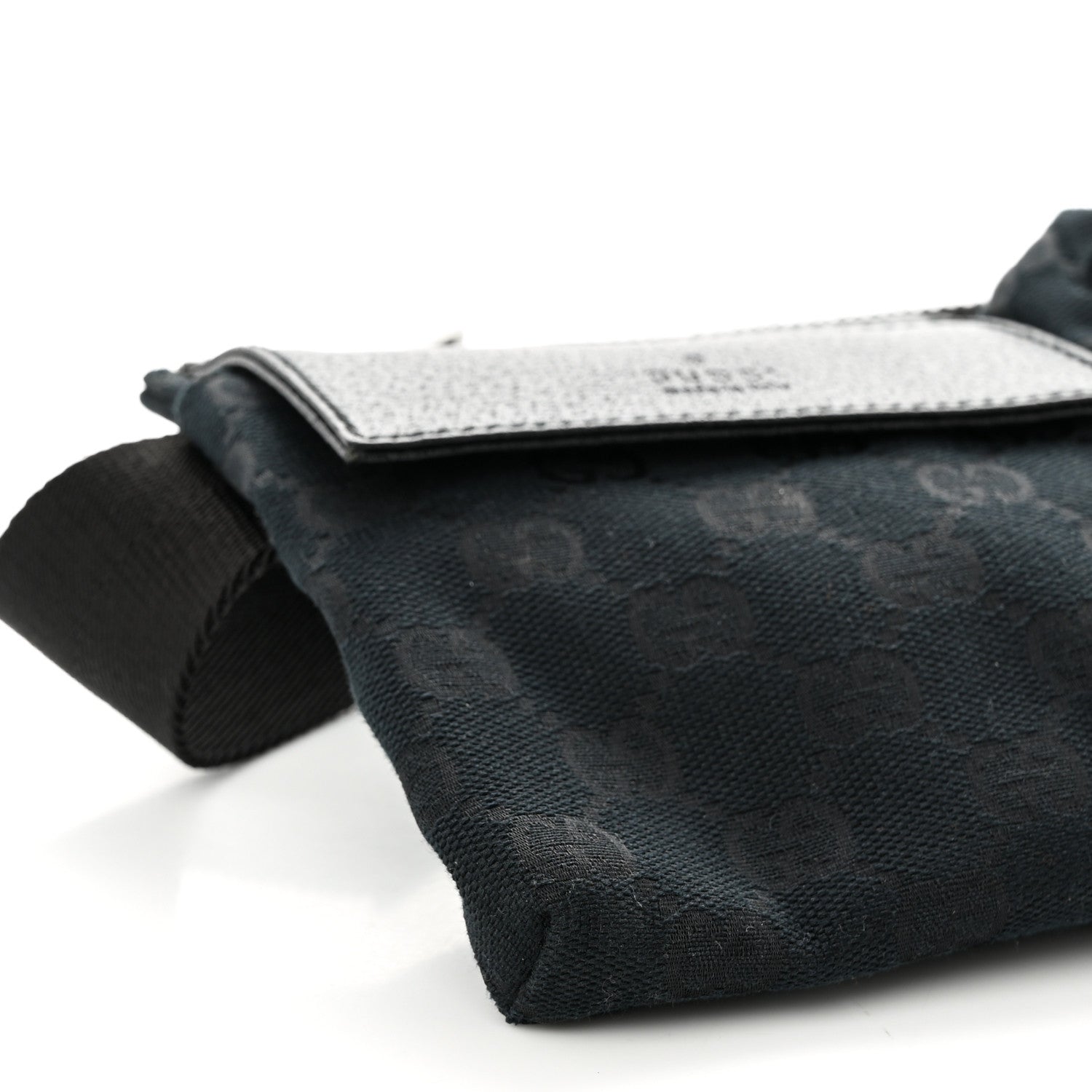 Gucci GG Monogram Double Pocket Belt Bag Black 7 of 8