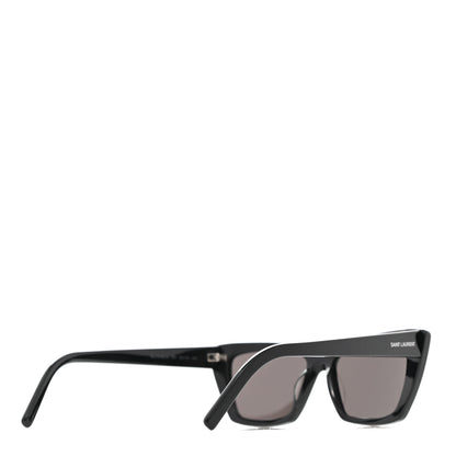 Saint Laurent Acetate Mica Cat Eye Sunglasses SL 276 Black 4 of 6