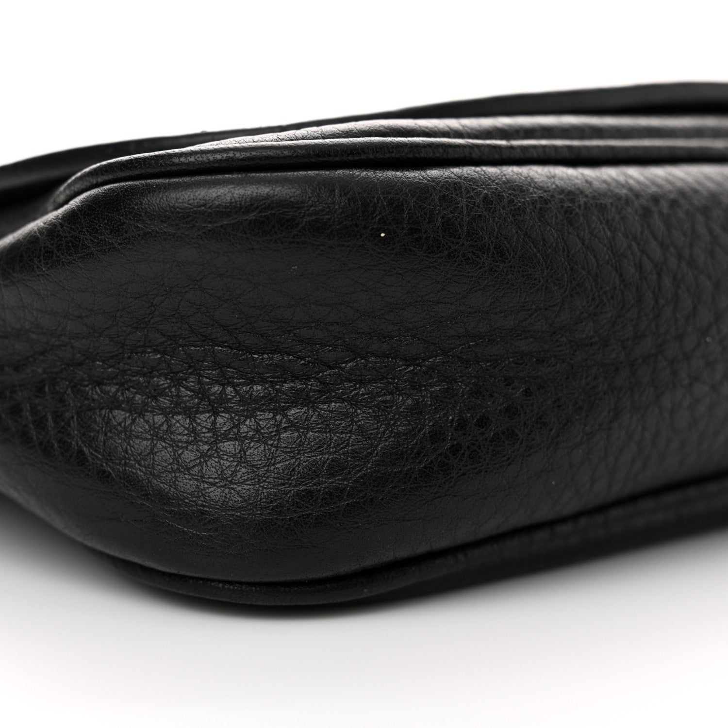 Gucci Pebbled Calfskin Small Soho Flap Crossbody Black 8 of 11