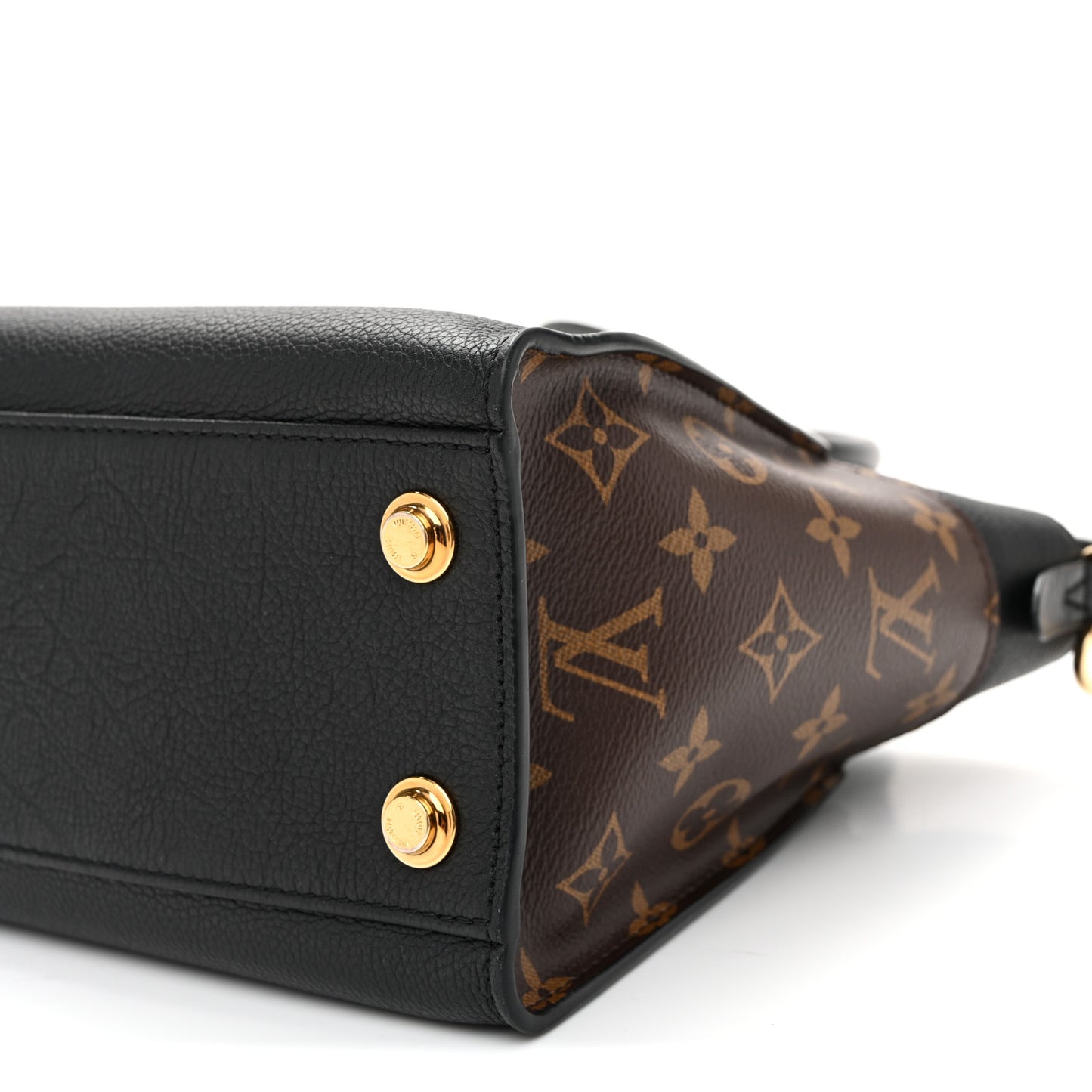 Calfskin Monogram On My Side PM Black