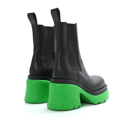 Bottega Veneta Calfskin The Flash Chelsea Boots 39 Black Grass 4 of 8