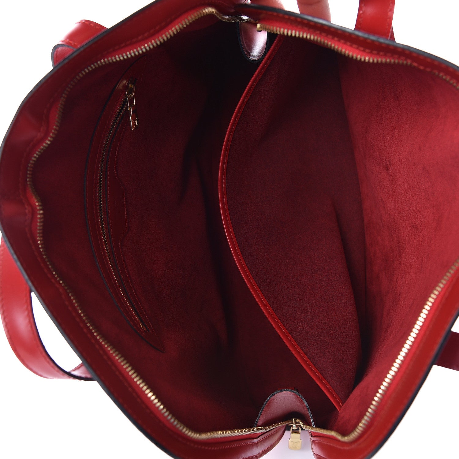 Louis Vuitton Epi Lussac Castillan Red 5 of 8