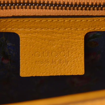 Gucci Textured Calfskin Bamboo Web Medium Falena Moth Top Handle Bag Crop 6 of 10