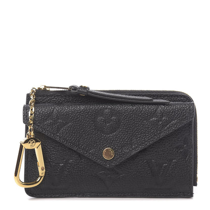 Louis Vuitton Empreinte Recto Verso Card Holder Black 1 of 7