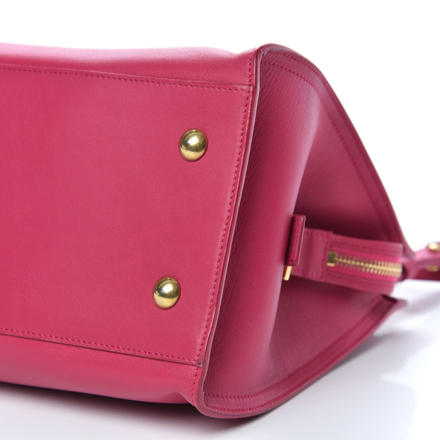 Saint Laurent Calfskin Small Classic Y Cabas Fuchsia 11 of 11