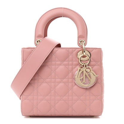 Christian Dior Lambskin Cannage Small My ABCDior Lady Dior Fard 1 of 11