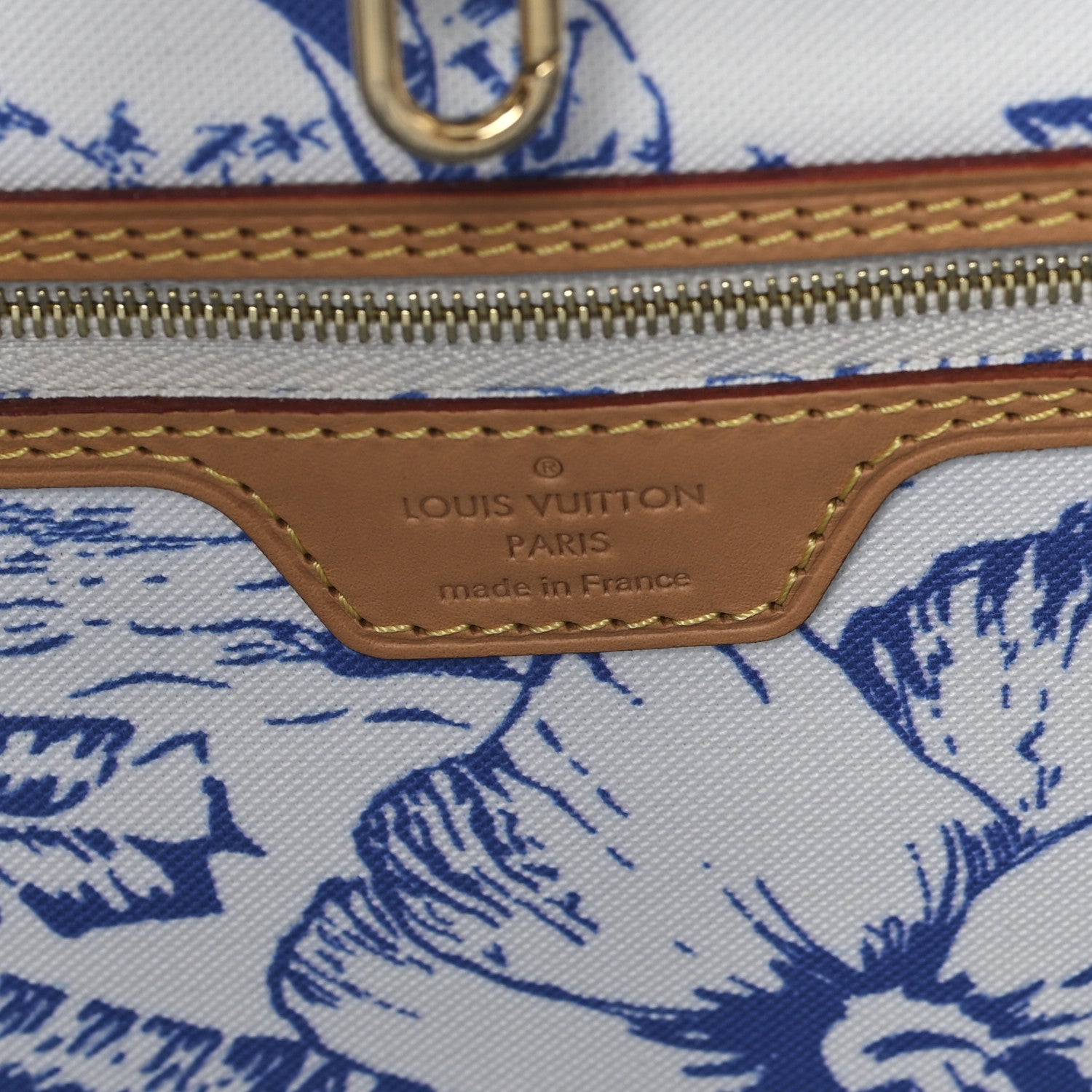 Louis Vuitton Monogram Tiles By The Pool 2.0 Neverfull MM Lagoon Blue 7 of 12