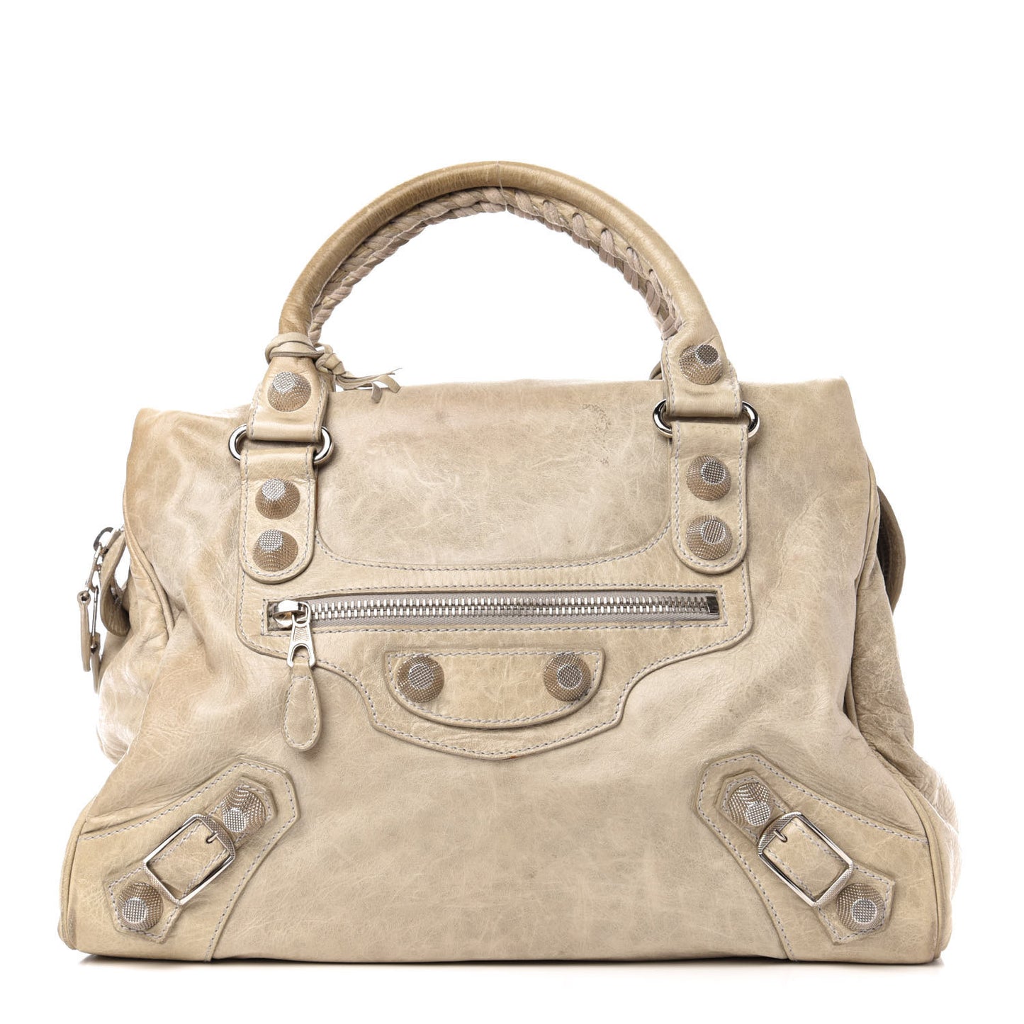 Agneau Giant 21 Silver Hardware Mid Day Sahara