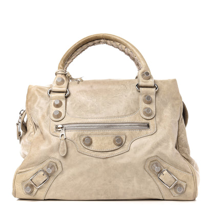 Balenciaga Agneau Giant 21 Silver Hardware Mid Day Sahara 3 of 18