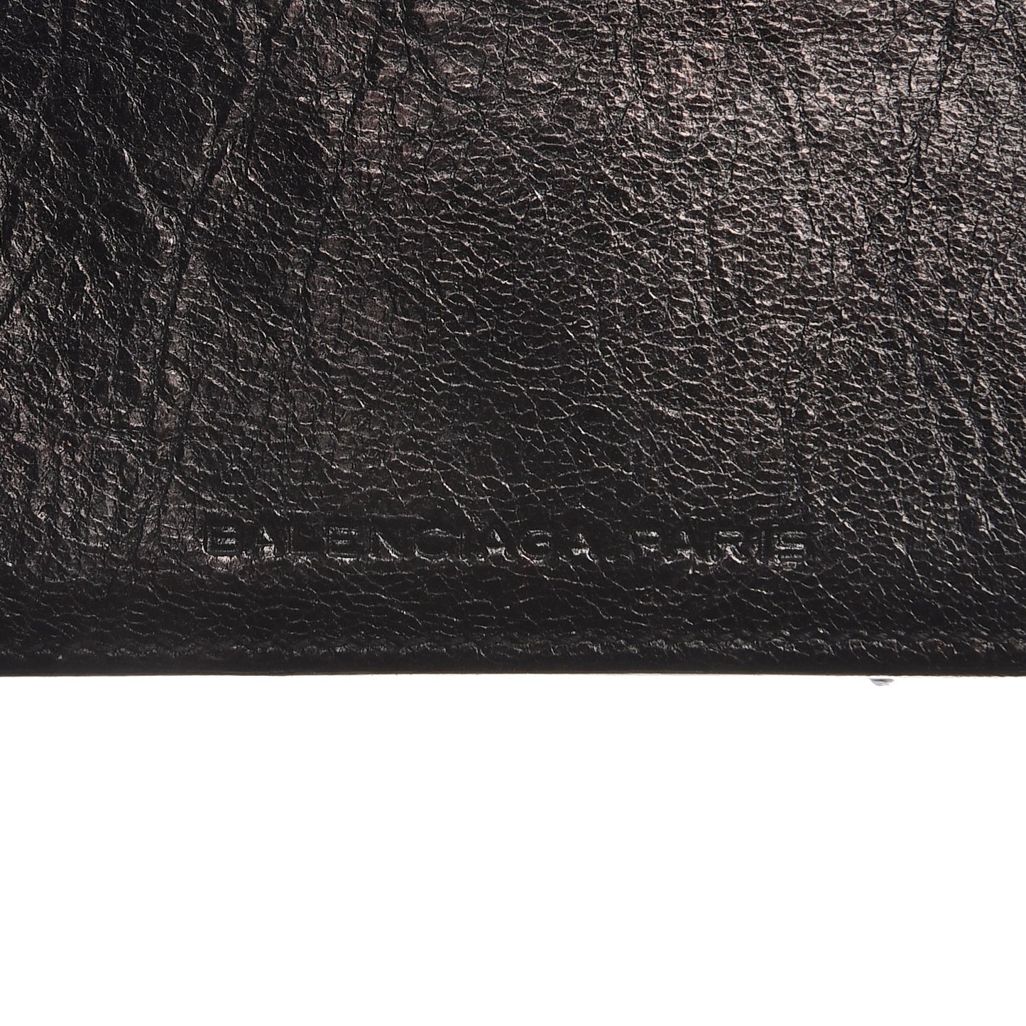 Agneau Giant 12 Gold Hardware Card Case Black