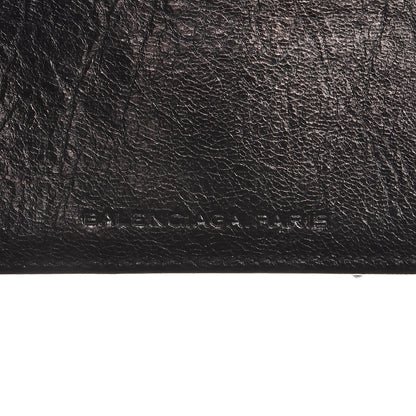 Balenciaga Agneau Giant 12 Gold Hardware Card Case Black 7 of 7