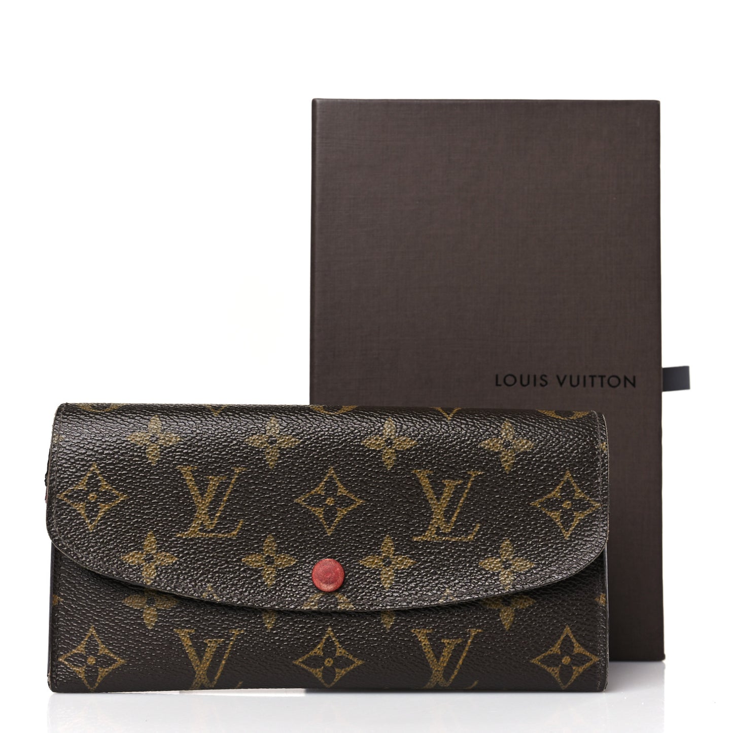 Monogram Emilie Wallet Rouge