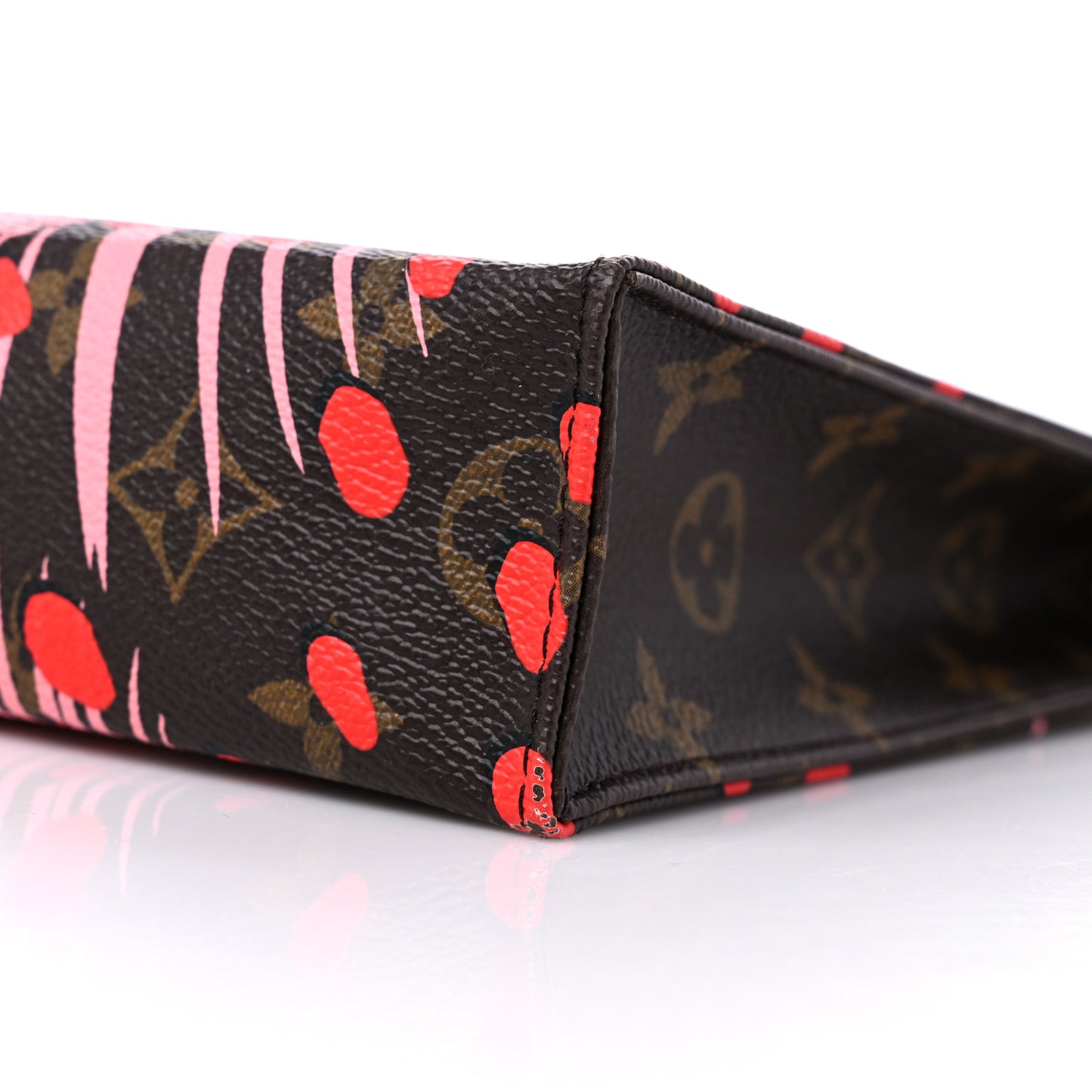 Monogram Jungle Dots Toiletry Pouch 26 Sugar Pink Poppy