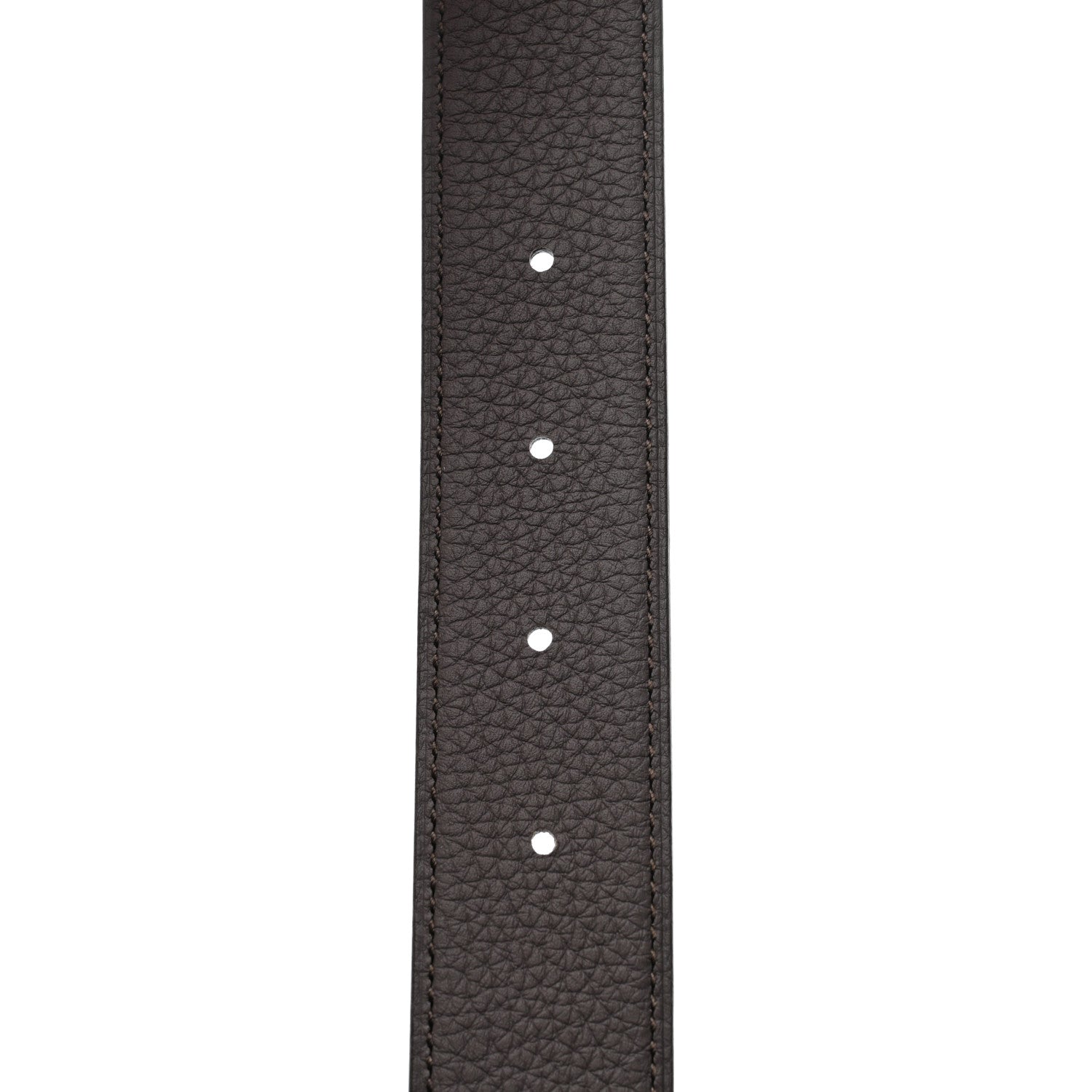 Hermes Box Togo 32mm H Belt 90 Black Chocolate 7 of 10