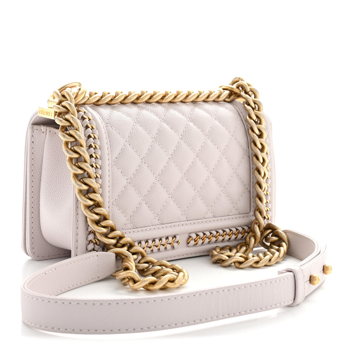 Chanel Caviar Quilted Small Chain Around Boy Flap  Light Purple 2 of 11