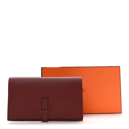 Hermes Epsom New H Passant Toutenmain Wallet Rouge H 8 of 8