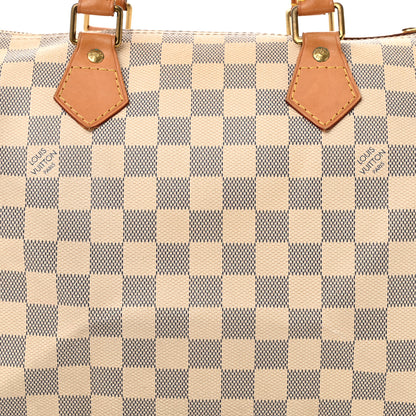 Louis Vuitton Damier Azur Speedy 30 8 of 10