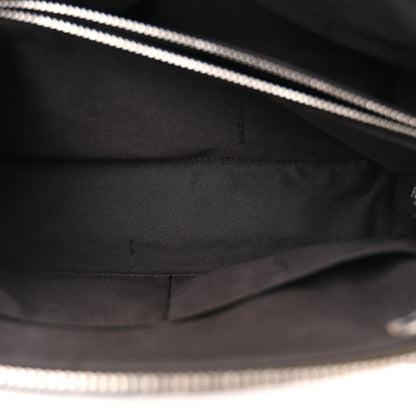 Fendi Vitello Dolce Bi-Color FF 1974 Embossed Medium By The Way Boston Bag Maya Black 7 of 12