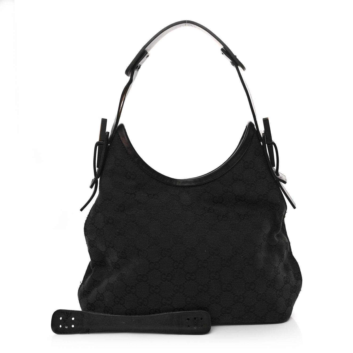 Gucci Monogram Small Hobo Black 1 of 10