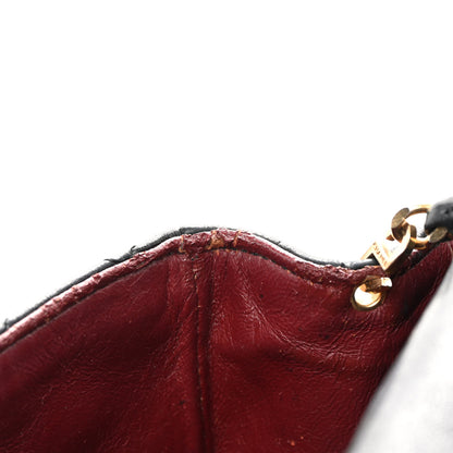 Chanel Lambskin Diamond Stitch Envelope Single Flap Black 14 of 23