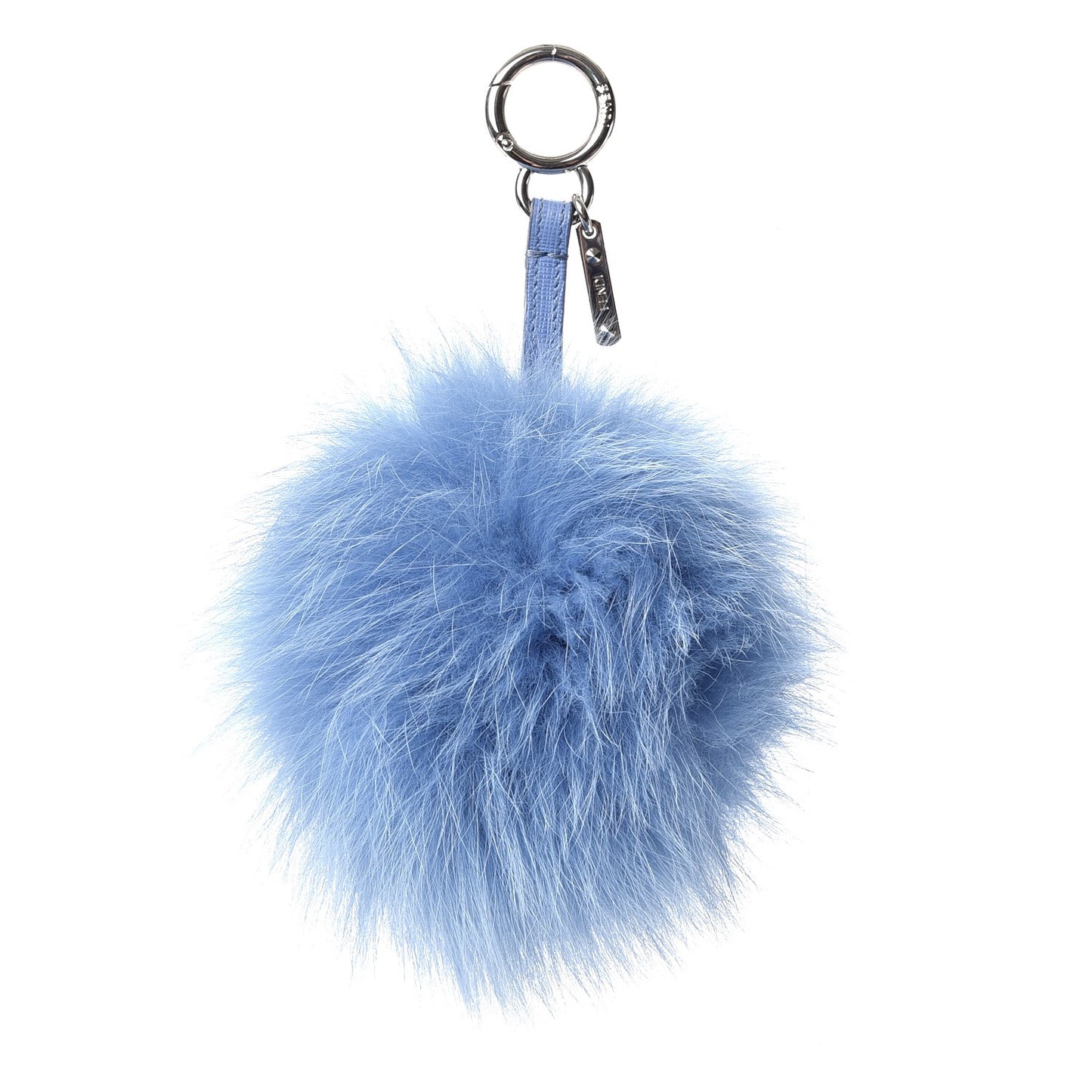 Fox Fur Vitello Elite Pom Pom Bag Charm Nebula