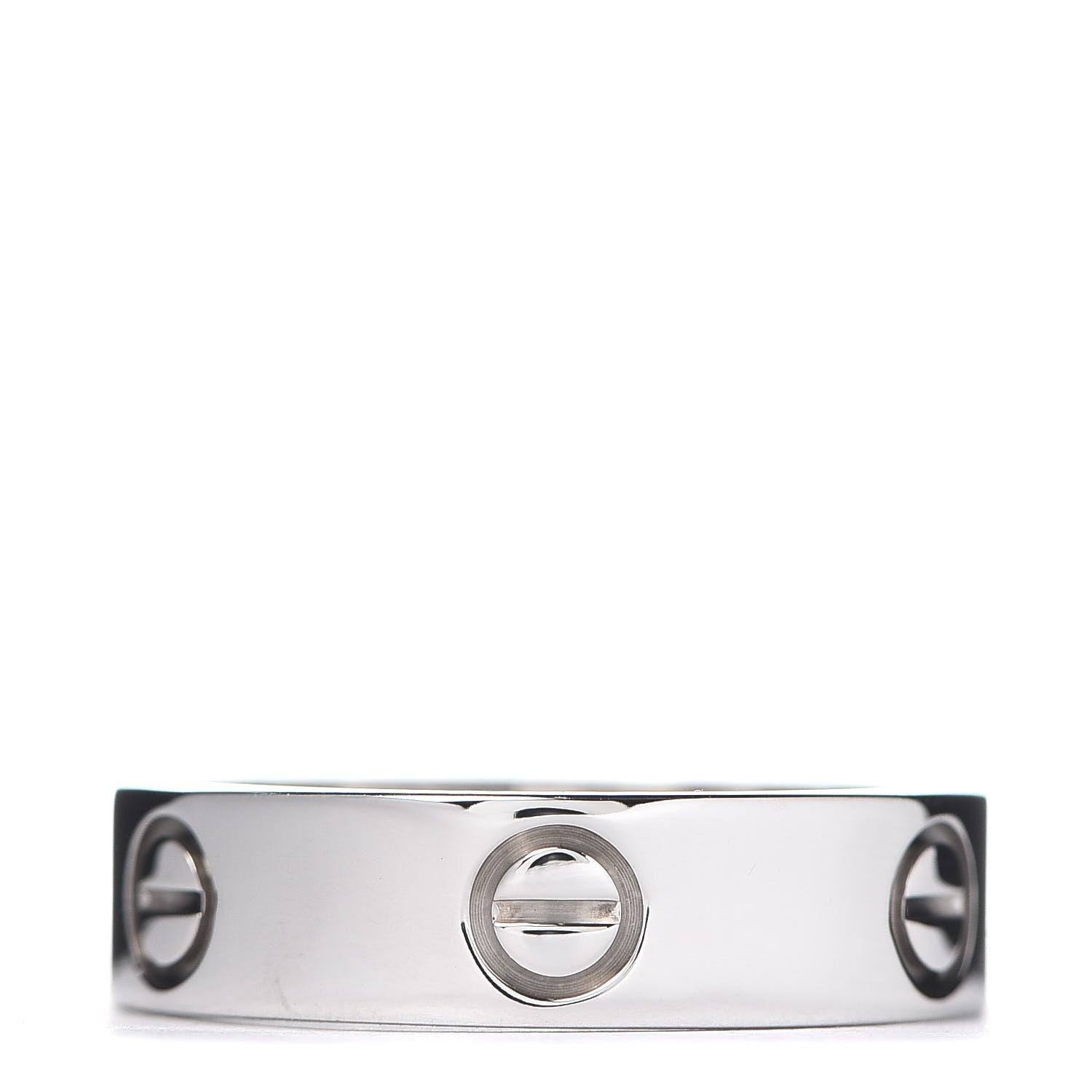 Cartier 18K White Gold 5.5mm LOVE Ring 57 8 1 of 4