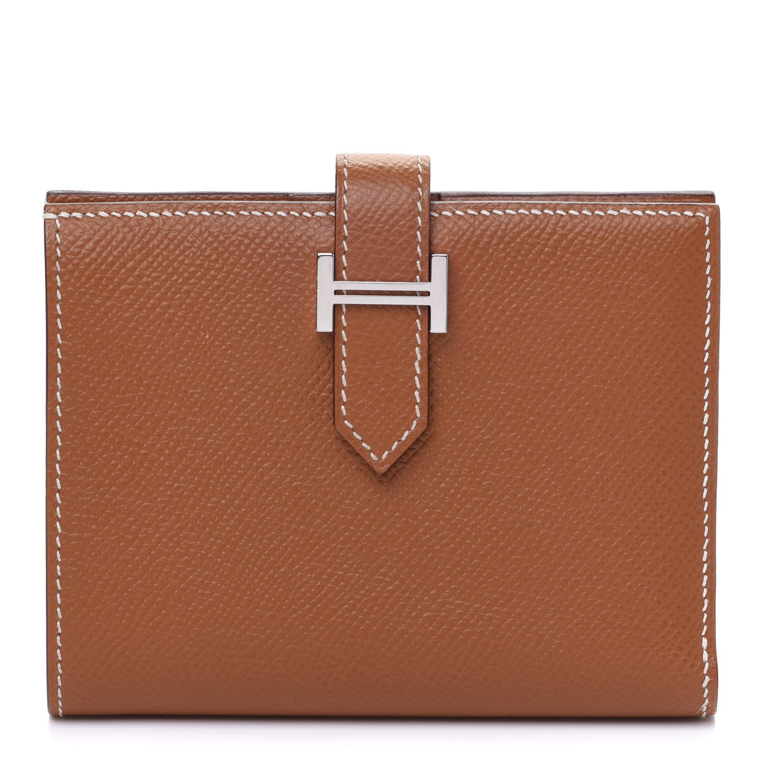 Hermes Epsom Bearn Compact Wallet Gold 1 of 9