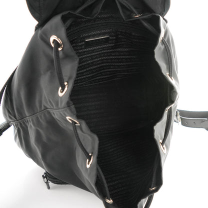 Prada Nylon Cinch Backpack Black 5 of 7