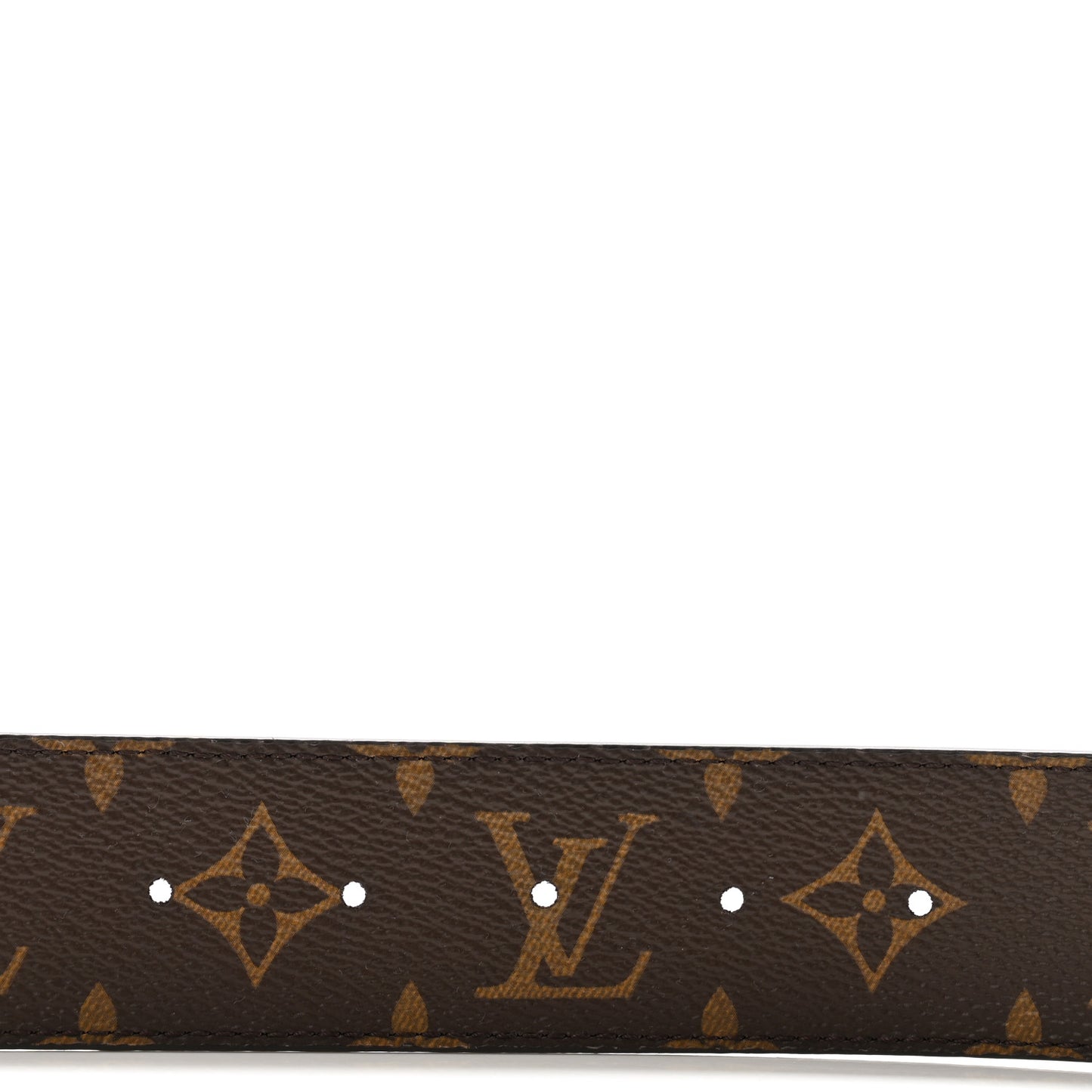 Monogram Sailors 40mm LV Tag Reversible Belt 90 36 Sand