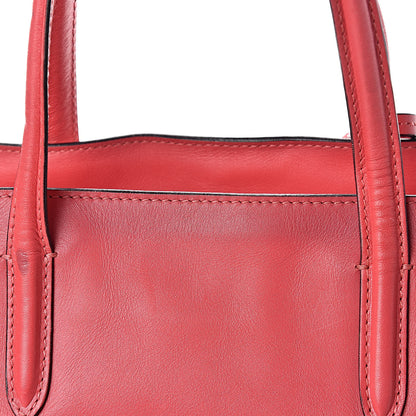Alexander McQueen Calfskin Small Skull Padlock Zip Around Tote Pink 17 of 28
