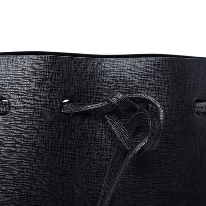 Mansur Gavriel Saffiano Mini Bucket Bag Black 10 of 10