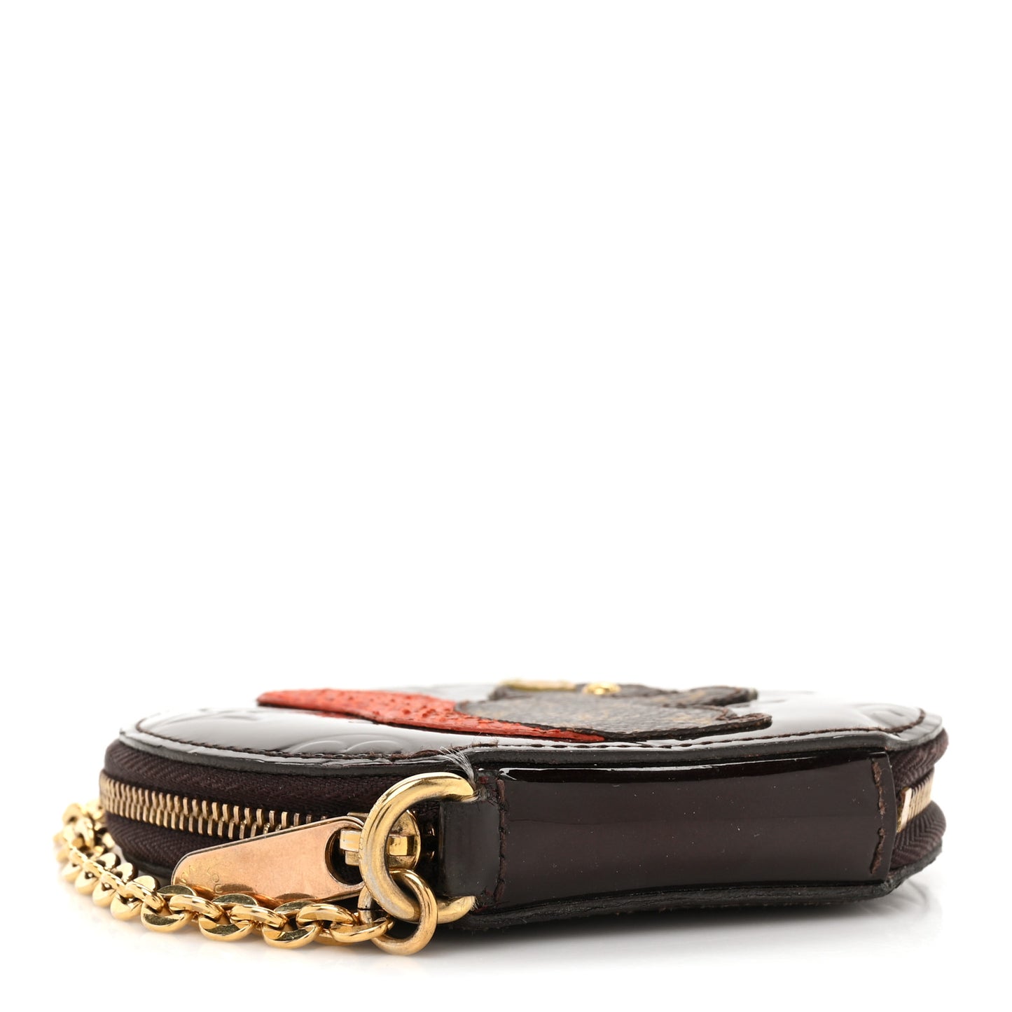 Vernis Animania Ecureuil Squirrel Round Coin Purse Amarante