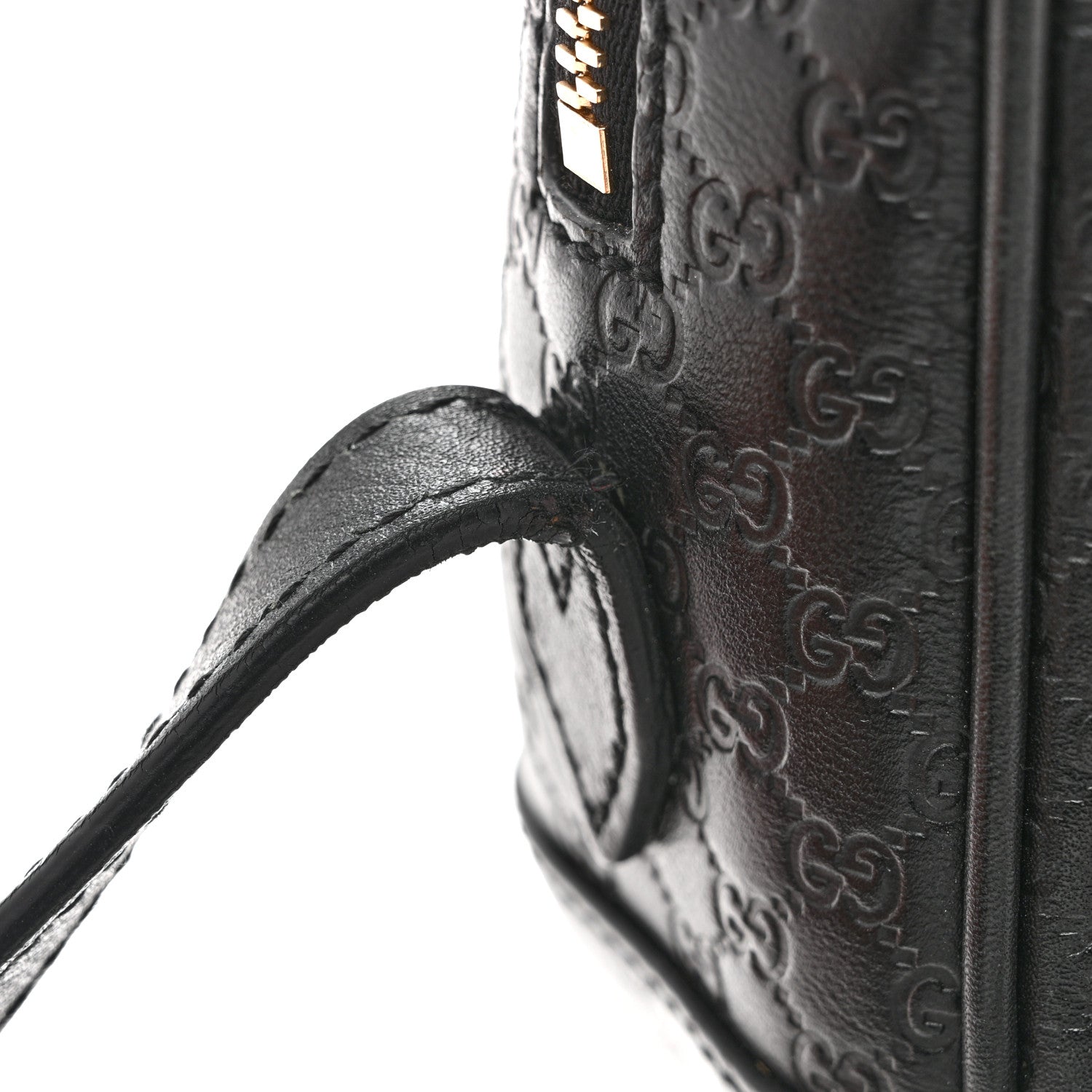 Gucci Microguccissima Mini Bree Messenger Bag Black 11 of 12